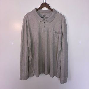 George long sleeve collared t-shirt